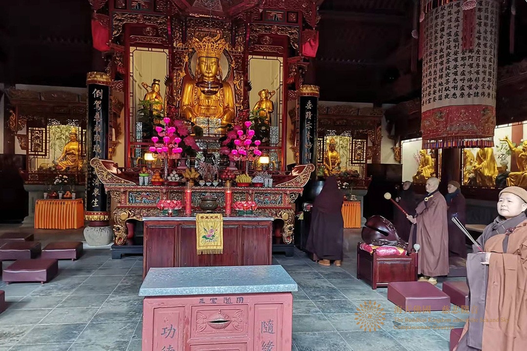 佛教-普陀山佛教协会组织全山各寺院(单位)举行抗疫祈福上供法会 佛教-普陀山佛教协会组织全山各寺院(单位)举行抗疫祈福上供法会