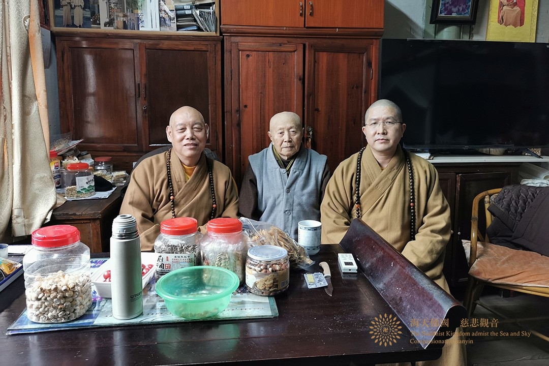 佛教-道慈大和尚一行赴宁波天童禅寺探望修祥老和尚