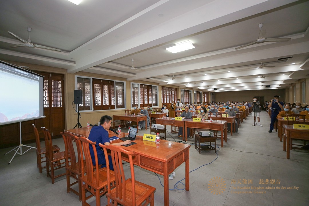 普陀山-普陀山佛协各寺院（单位）参加普朱功能区古建筑（宗教场所）“除险保安”消防安全培训、应急演练
