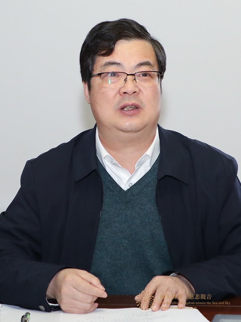 佛教-舟山市佛教协会召开六届一次会长办公会议暨二次理事会会议