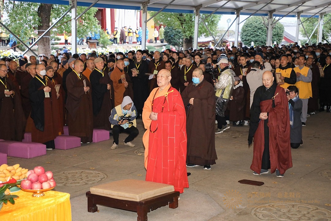 东林寺-会长道慈大和尚一行赴江西庐山东林寺沉痛悼念传印长老