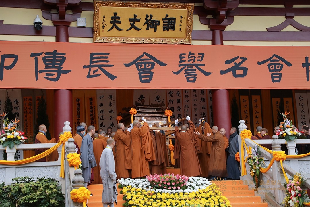 东林寺-会长道慈大和尚一行赴江西庐山东林寺沉痛悼念传印长老