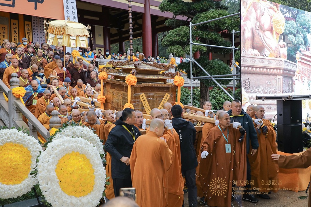东林寺-会长道慈大和尚一行赴江西庐山东林寺沉痛悼念传印长老