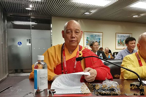 佛教-会长道慈大和尚出席首届中加美三国佛教论坛系列活动